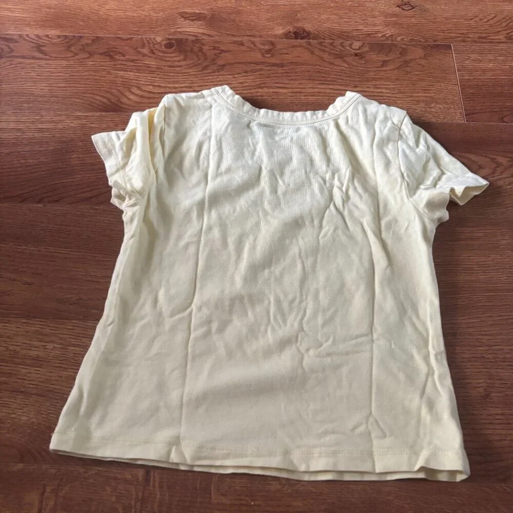 Old Navy yellow short sleeve fitted tee in size M
